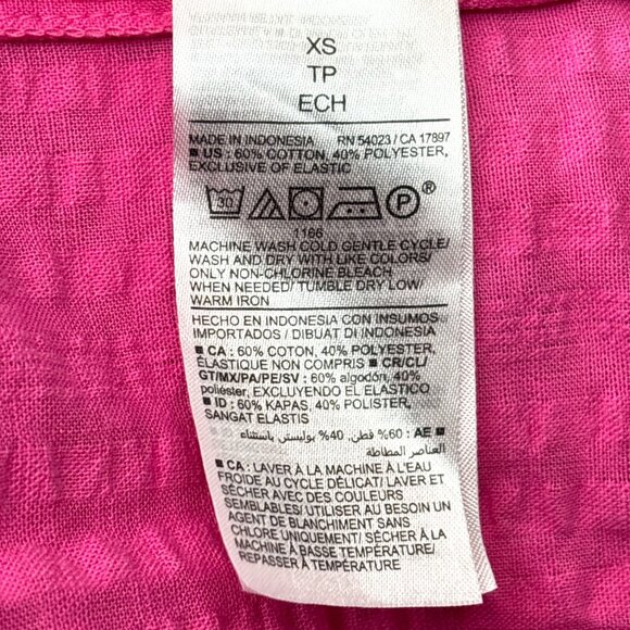 Old Navy Womens Size XS Sleeveless Tiered Maxi Dress Pink Trance Bow Back Summer - Picture 11 of 13